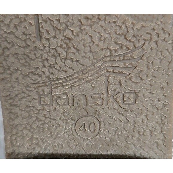 Dansko Brianne Waterproof Suede Leather Boot Brown Zip Women's Size 40 - Picture 7 of 9